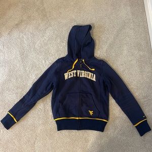 Nike full zip West Virginia University sweatshirt